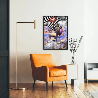 Street Art Tabelle - Psychedelische Gelassenheit