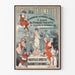 Plakat Konzert an der Porte Maillot – Vintage-Wanddekoration Paris