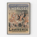 Vintage-Poster Konzert-Spaziergang am Uhrturm - Truppe Lawrence