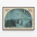 Vintage-Poster 25. Internationaler Eucharistischen Kongress Lourdes 1914 — gerahmtes Bild an der Wand