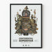 Vintage-Continental-Superstar Dekorationsposter