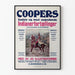 Vintage-Poster Coopers Indische Geschichten illustriert