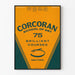 Poster der Corcoran School of Art 75 Brillant Kurse Orange und Schwarz