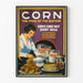 Vintage-Werbeplakat zum Thema Mais - Retro-Wanddekoration