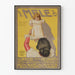 Vintage-Baby-Kleidungs-Poster für Taufe