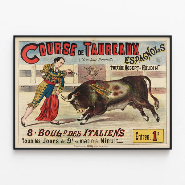 course-de-taureaux-espagnols-grandeur-naturelle-theatre-robert-houdin