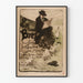 Vintage-Poster in der Bretagne - Dekorative Meeres-Lithographie