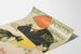 Vintage-Poster Kalender 1897 mit Künstler und Katze