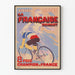 Vintage-Poster La Française Diamant Champion de France 8 fois – Sportliche Wanddekoration