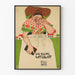 Vintage-Dekorposter mit humorvollem Das Kleine Witzblatt
