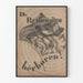 Vintage-Poster Radio Bode Dekorativ