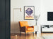 Vintage-Poster Delfts Terrakotta - Keramik-Wanddekoration