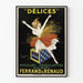 Vintage-Poster Délices Nudeln mit Ei Ferrand & Renaud