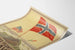 Historisches Wandbild Poster Den Første Flukt Over Polhavet - Vintage Dekoration