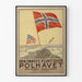 Historisches Wandbild Poster Den Første Flukt Over Polhavet - Vintage Dekoration