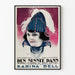 Vintage-Poster Den Siste Dans mit Karina Bell – Künstlerische Wanddekoration