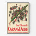Vintage-Poster Caran d'Ache - Originelle Wanddekoration mit riesigem Bleistift