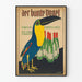 Wandposter Der Bunte Vogel – Buntes und Vintage-Design für künstlerische Dekoration