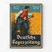 Deutscher Vintage-Poster Landwirtschafstjournal
