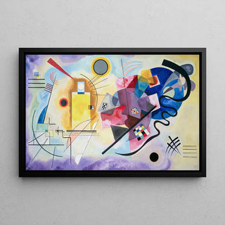 Gelb Rot Blau - Wassily Kandinsky | Kunstdruck Gemälde Wanddekoration Poster Kopie