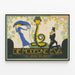 Vintage-Poster Die Moderne Eva - Theatralische Wanddekoration — gerahmtes Bild an der Wand