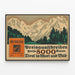 Vintage-Wettbewerbsplakat Halte es in Worten und Bildern — gerahmtes Bild an der Wand