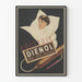 Vintage-Poster Dienol Röteln Wanddekoration Retro