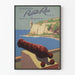 Vintage-Poster Entdeckung Puerto Rico - Wanddekoration Kunst Flucht