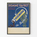 Vintage-Poster Disminé Favrot für Kapseln und Granulate des Buchu