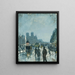 Notre-Dame de Paris unter dem Regen - Dan Tull — gerahmtes Bild an der Wand