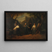 Der Duell oder das versöhnliche Herz - Édouard-Henri-Théophile Pingret — gerahmtes Bild an der Wand