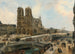 Ansicht von Paris mit Notre-Dame - Édouard-Jacques Dufeu — Ansicht des Kunstwerks