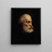 Portrait von Félix Pyat 1810-1889 Journalist und Politiker - Édouard Chantalat — gerahmtes Bild an der Wand