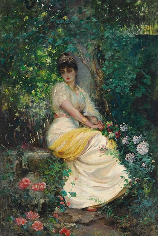 douard Frdric Wilhelm Richter - A seat in the shade.webp