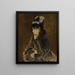 Berthe Morisot - Édouard Manet — gerahmtes Bild an der Wand