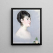 Mademoiselle Isabelle Lemonnier 1857-1926 - Édouard Manet — gerahmtes Bild an der Wand