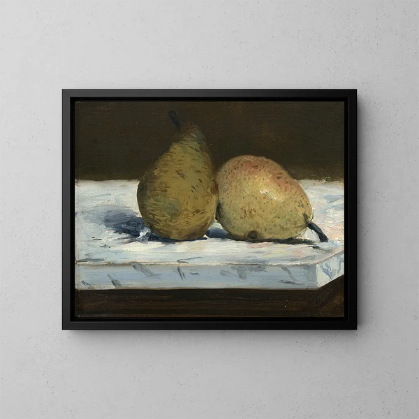 Birnen - Édouard Manet — gerahmtes Bild an der Wand