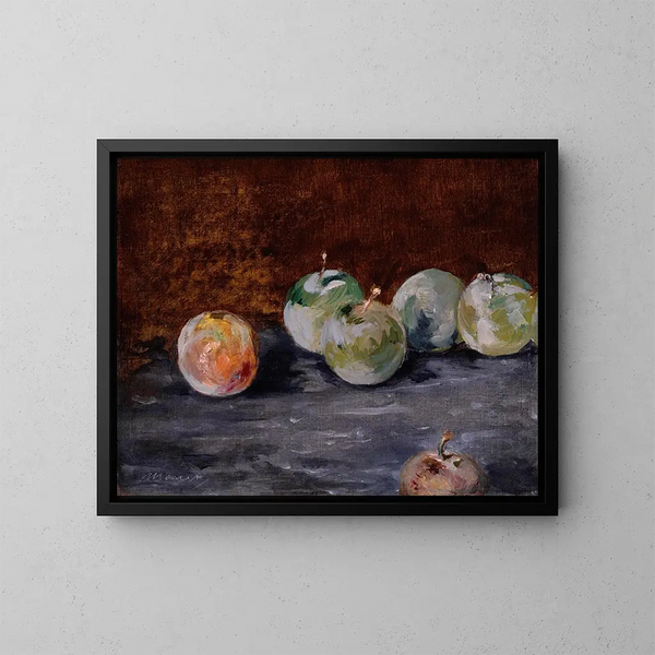 Pflaumen - Édouard Manet — gerahmtes Bild an der Wand