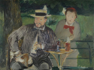 douard Manet - Portrait Dernest Hosched Et Sa Fille Marthe.webp