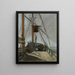 Le pont du navire - Édouard Manet — gerahmtes Bild an der Wand