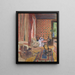 Zum Gesellschaftsspiel - Édouard Vuillard — gerahmtes Bild an der Wand