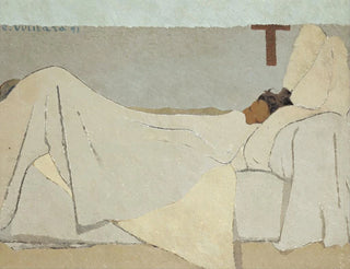 douard Vuillard - Au lit In Bed 1891.webp