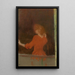 Frau in Rot - Édouard Vuillard — gerahmtes Bild an der Wand