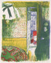Innenraum, die Hängeleuchte – Édouard Vuillard — Ansicht des Kunstwerks