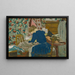 Innenraum - Édouard Vuillard — gerahmtes Bild an der Wand