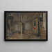 Innenansicht einer Herberge Bühnenmodell für die Lepra - Édouard Vuillard — gerahmtes Bild an der Wand