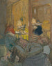 Innenansicht mit drei Figuren - Édouard Vuillard — Ansicht des Kunstwerks