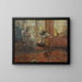 La Couseuse devant la fenêtre - Édouard Vuillard — gerahmtes Bild an der Wand