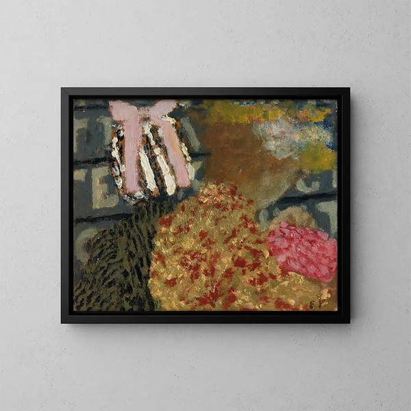 Die Amme - Édouard Vuillard — gerahmtes Bild an der Wand