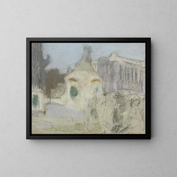 La Place de la Concorde - Édouard Vuillard — gerahmtes Bild an der Wand